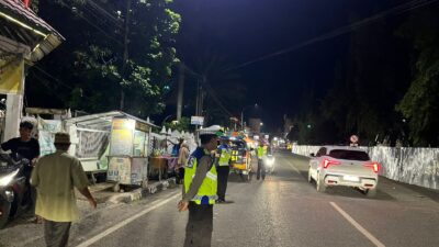 Polres Bima Kota Laksanakan Patroli dan Pengamanan Sholat Tarawih, Pastikan Ibadah Berjalan Aman dan Kondusif