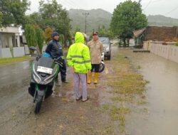 Intensitas Hujan Tinggi, Jajaran Polres Sumbawa Barat Lakukan Monitoring Wilayah Rawan Banjir*