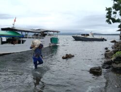 Dukung Program ASRI, Sat Polairud Dompu Aksi Nyata Bersih-Bersih Pesisir