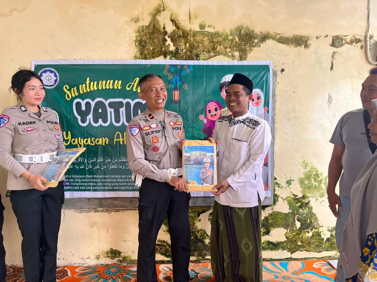 Edukasi Tertib Lalu Lintas Ramadhan di Desa Perempuan Barat