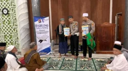 Tadarusan Keliling, Sat Lantas Lombok Barat Ajak Warga Tertib Lalu Lintas