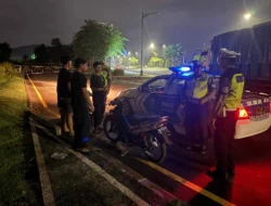 Satlantas Polres Lombok Barat Patroli Skala Besar di Jalur Bypass