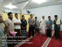 Wujudkan Ramadan Damai, Polsek Alas Intensifkan Patroli Kerukunan Umat Beragama di Musholah Al-Ikhlas