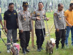 Dukung Swasembada Jagung 2026, Polres Dompu Ikuti Tanam Raya Jagung Serentak Kuartal I