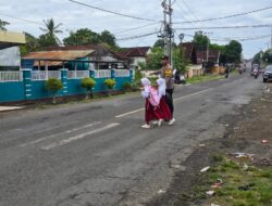 Pastikan Keselamatan Pelajar, Personel Polsek Utan Laksanakan Strong Point Pagi di SDN 4 Utan