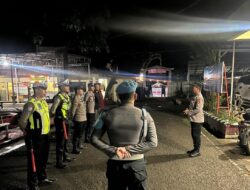 Demi Kenyamanan Masyarakat Yang Beribadah di Bulan Suci Ramadhan, Polres Bima Kabupaten Gelar PAM Sholat Tarawih