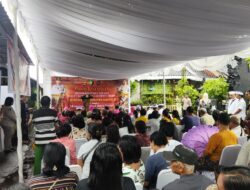 Sambut Hari Raya Nyepi, Polda NTB Gelar Bakti Kesehatan Gratis di Pura Pasupati