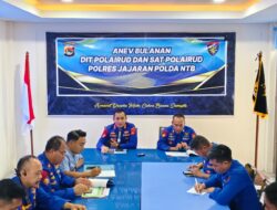 Ditpolairud Polda NTB Gelar Anev Bulanan, Tekankan Kesiapan Operasi Ketupat Rinjani