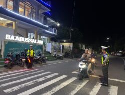Pengamanan Tarawih di Dompu, Sat Lantas Pastikan Arus Lalu Lintas Tetap Tertib