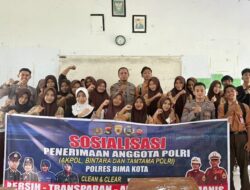 Bag SDM Polres Bima Kota Sosialisasikan Penerimaan Terpadu Anggota Polri T.A. 2026 di SMAN 4 dan SMAN 5 Kota Bima