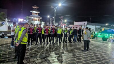 *Apel Siaga Pengamanan Malam Takbiran, Polres Sumbawa Barat Pastikan Kamtibmas Tetap Kondusif*