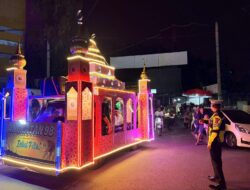 PAWAI TAKBIR KELILING IDUL FITRI 1447 H DI DOMPU BERLANGSUNG MERIAH, AMAN DAN KONDUSIF