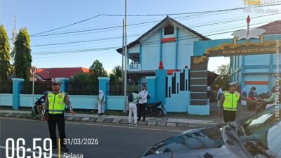 Strong Point, Sat Lantas Polres Bima Kota Hadirkan Rasa Aman bagi Pengguna Jalan