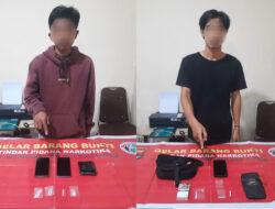 Dua Pengedar Sabu Ditangkap di Selong, Polisi Sita 5,63 Gram Barang Bukti