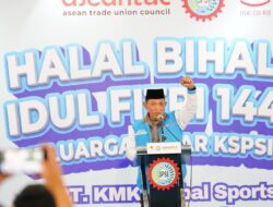 Halal Bihalal dengan Buruh, Kapolri Komitmen Perkuat Soliditas dengan Buruh, Ciptakan Iklim Investasi Kondusif