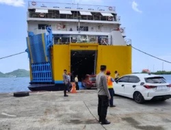 Upaya Maksimal Polsek Kawasan Pelabuhan Lembar Pastikan Keamanan Penumpang KM Dharma Kencana Menuju Surabaya