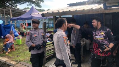Sukseskan Konser Band Dewa 19, Unit Pam Obvit Satsamapta Polres Bima Kabupaten Gelar Pengamanan BKO