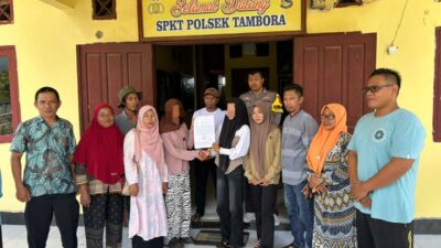 Polsek Tambora Polres Bima Kabupaten Sukses Mediasi Dugaan Perundungan Pelajar, Vidio Viral Berujung Damai