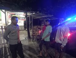 Patroli Blue Light Polsek Wawo, Tekan Gangguan Kamtibmas dan Monitoring Aktivitas Masyarakat