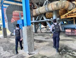 Unit Obvit Sat Samapta Polres Bima Kota Amankan Aset PLN di PLTU Bima