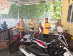 ‎ Pererat Kebersamaan, Polsek Rastim Gelar Bersih-Bersih dan Coffee Morning