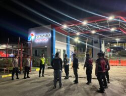 Personel Gabungan Polres Bima Kota Laksanakan Patroli KRYD, Ciptakan Rasa Aman di Malam Minggu