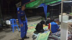 Cegah Kriminalitas Malam Hari, Personel Sat Polairud Polres Lombok Barat Sisir Kawasan Wisata Batu Layar