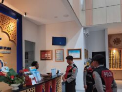 Waspada Kejahatan Malam, Sat Samapta Polres Lombok Barat Sisir Kawasan Vital di Lembar