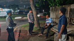 Giat Patroli Dialogis Polsek Labuapi Jaga Kamtibmas Malam