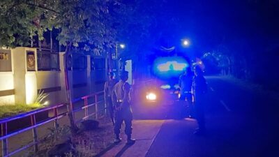 Waspada Kejahatan Malam, Polsek Gerung Intensifkan Patroli KRYD di Titik Rawan Perkantoran dan Perbankan