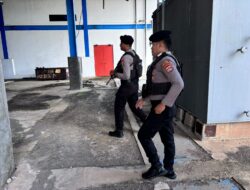 ‎Sat Samapta Polres Bima Kota Amankan Objek Vital Nasional PLTU Bima