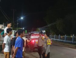 Polsek Lambu Gelar Patroli Blue Light, Antisipasi Gangguan Harkamtibmas di Malam Hari