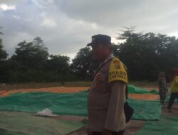 Bhabinkamtibmas Polsek Kilo Pantau Penjemuran Jagung Warga, Dukung Ketahanan Pangan Nasional