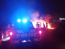 Kebakaran Mobil BBM di Manggelewa Berhasil Dipadamkan, Polisi Amankan TKP