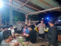 Gabungan Piket Fungsi Polsek Asakota Gelar Patroli Cipkon Blue Light, Sampaikan Imbauan Kamtibmas