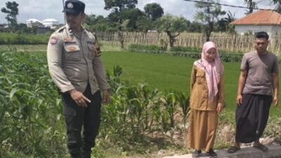 Polsek Labuapi Perkuat Ketahanan Pangan di Desa Binaannya
