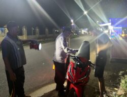 Cegah Pemicu Instabilitas Kamtibmas, Polsek Woha Tingkatkan Intensitas Patroli dan Razia