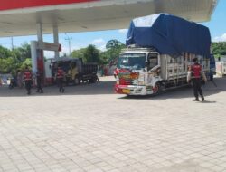 Waspada Kriminalitas 3C, Polres Lombok Barat Perketat Penjagaan di SPBU Labuan Tereng