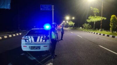 Patroli Satlantas Polres Lombok Barat di Bypass BIL 2
