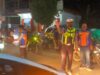 Satlantas Polres Bima Kabupaten Gelar Pengamanan PAM Jalur Keberangkatan Jamaah Calon Haji di Kecamatan Bolo