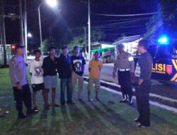 Polsek Asakota Gelar Patroli Cipkon Blue Light, Jaga Kamtibmas Tetap Kondusif