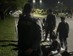 Cegah Kejahatan 3C Malam Hari, Tim Patroli Perintis Presisi Sisir Jalur Bypass Gerung Hingga Dini Hari