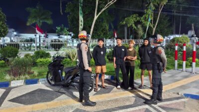 Cegah 3C, Tim Patroli Perintis Presisi Sisir Kota Gerung