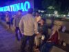 Patroli Malam, Polsek Tanjung Sampaikan Imbauan Kamtibmas di Alun-Alun Dayan Gunung