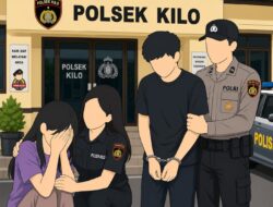 POLSEK KILO AMANKAN TERDUGA PELAKU DUGAAN PERSETUBUHAN TERHADAP ANAK DI BAWAH UMUR