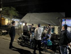 PAMAPTA I POLRES DOMPU GELAR PATROLI MALAM CIPTAKAN SITUASI KAMTIBMAS YANG KONDUSIF