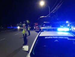 Waspada Balap Liar dan Kriminalitas, Satlantas Polres Lombok Barat Perketat Patroli Malam di Jalur Utama