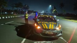 Polsek Kediri Gelar Patroli Blue Light di Jam Rawan