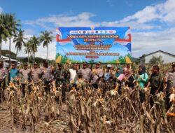 POLRES DOMPU DUKUNG PANEN RAYA JAGUNG SERENTAK KUARTAL II 2026 UNTUK WUJUDKAN SWASEMBADA PANGAN NASIONAL