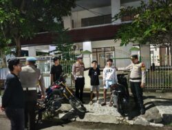 PATROLI MALAM POLRES DOMPU CIPTAKAN SITUASI KAMTIBMAS AMAN DAN KONDUSIF